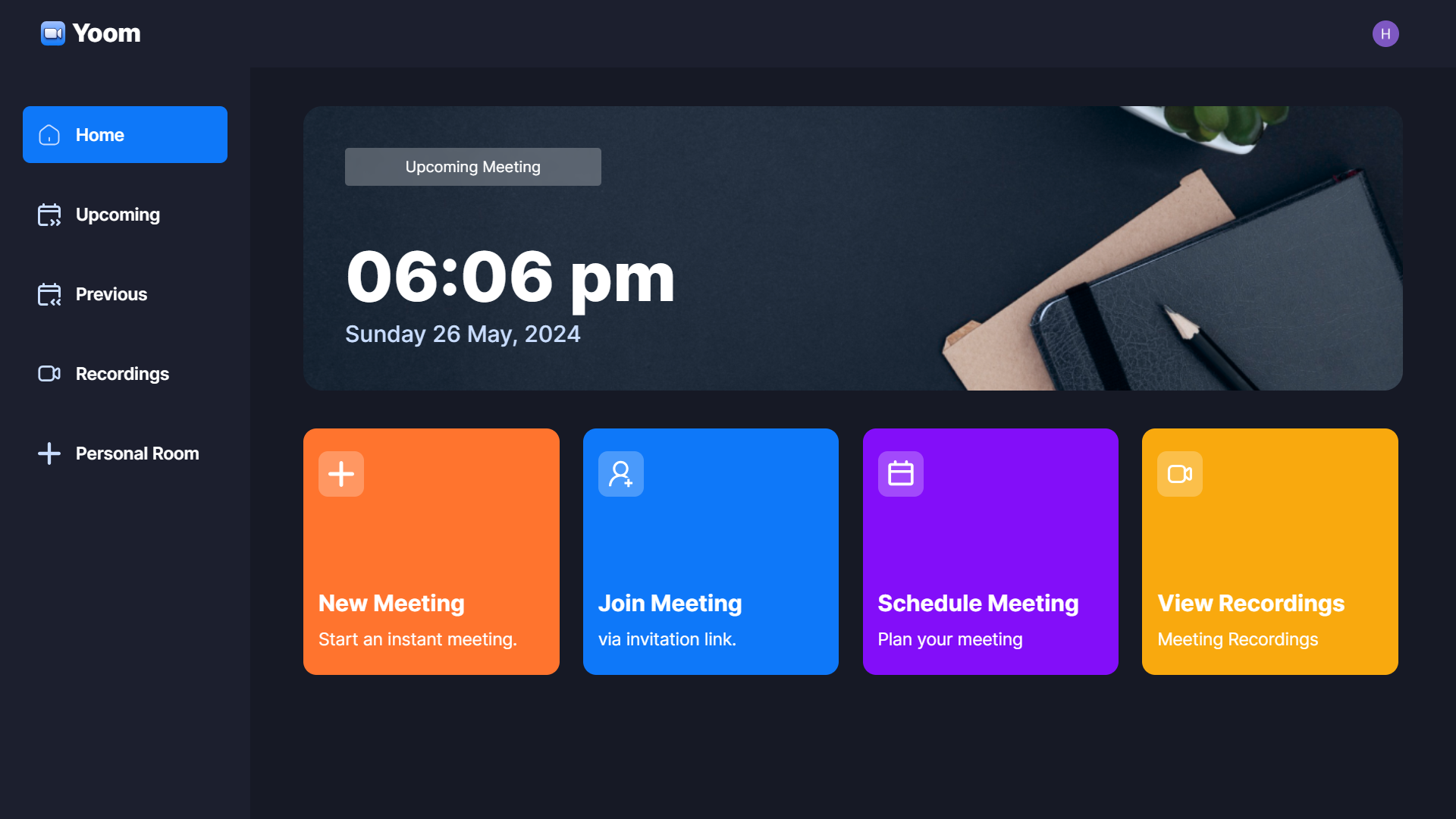 Yoom - Video Conferencing App